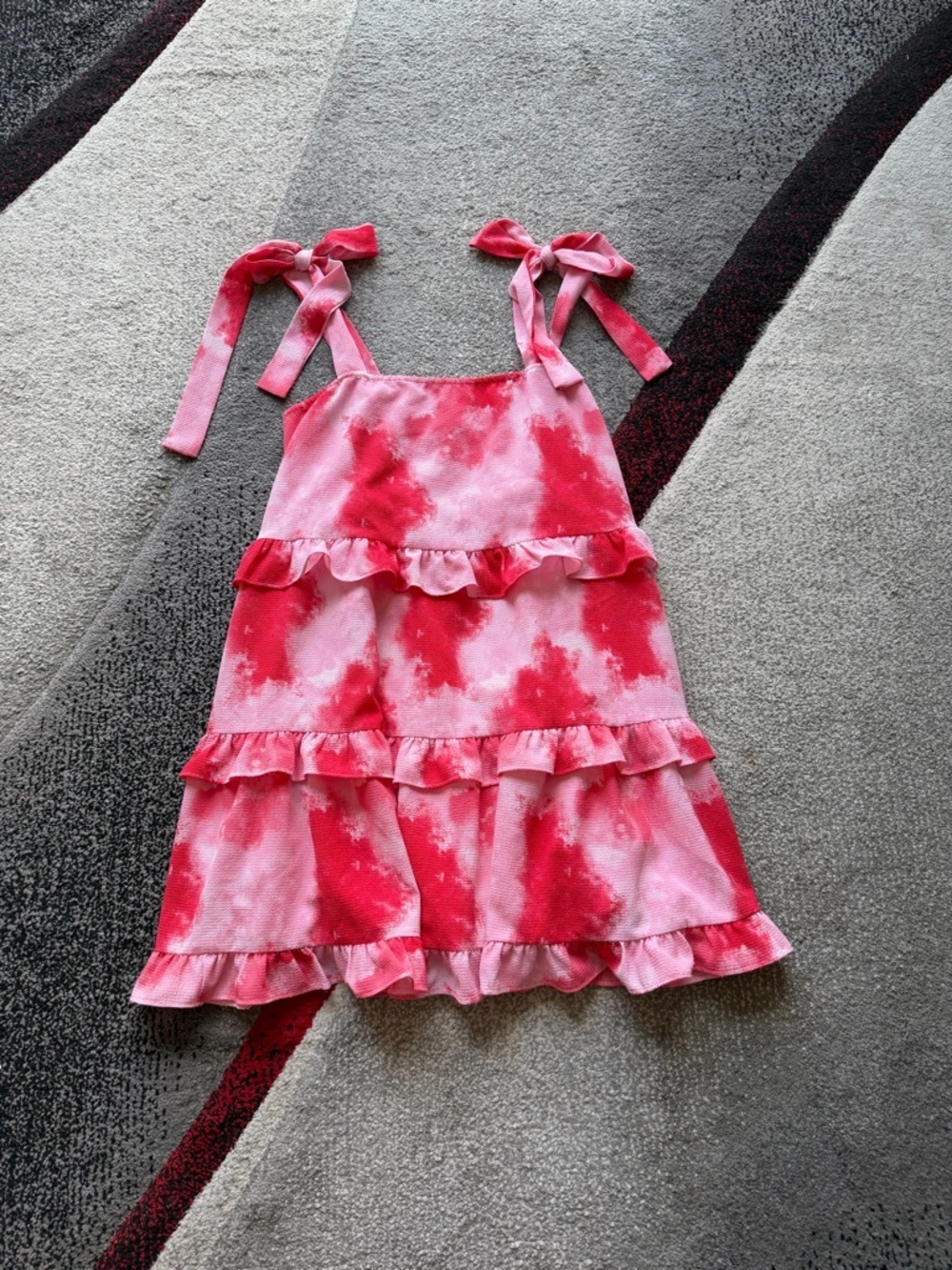Buddy Love Pink Tiered Ruffle Mini Dress